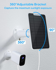 6W Solar Panel Charger Compatible with Arlo Ultra/Ultra 2/Pro 3/Pro 4/Pro 3 Floo
