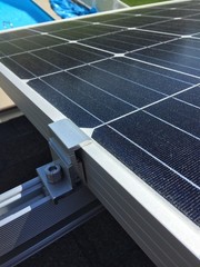 Solar Rail kit for 3 panels w/ clamps, L brackets w/7.3ft rails(not 3.6ft rails)
