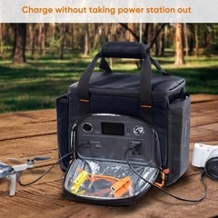Versatile Jackery Explorer Carry Case – Waterproof and Pocketed for Easy Access