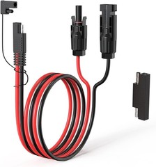 Solar Panel to SAE Adapter Cable 10AWG for RV Solar Panel Caravan Battery Charge