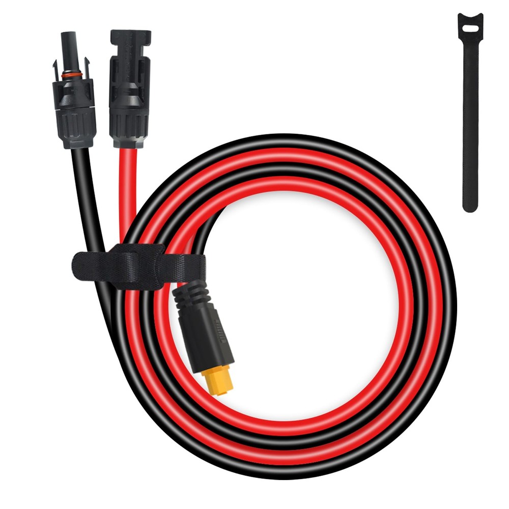 MENTBERY XT60 Connector, Solar to XT60 Extension Charging Cable 2FT, Solar to…