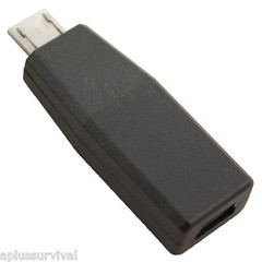 Mini to Micro USB Conversion Adapter for Cell Phones Cameras Tablets
