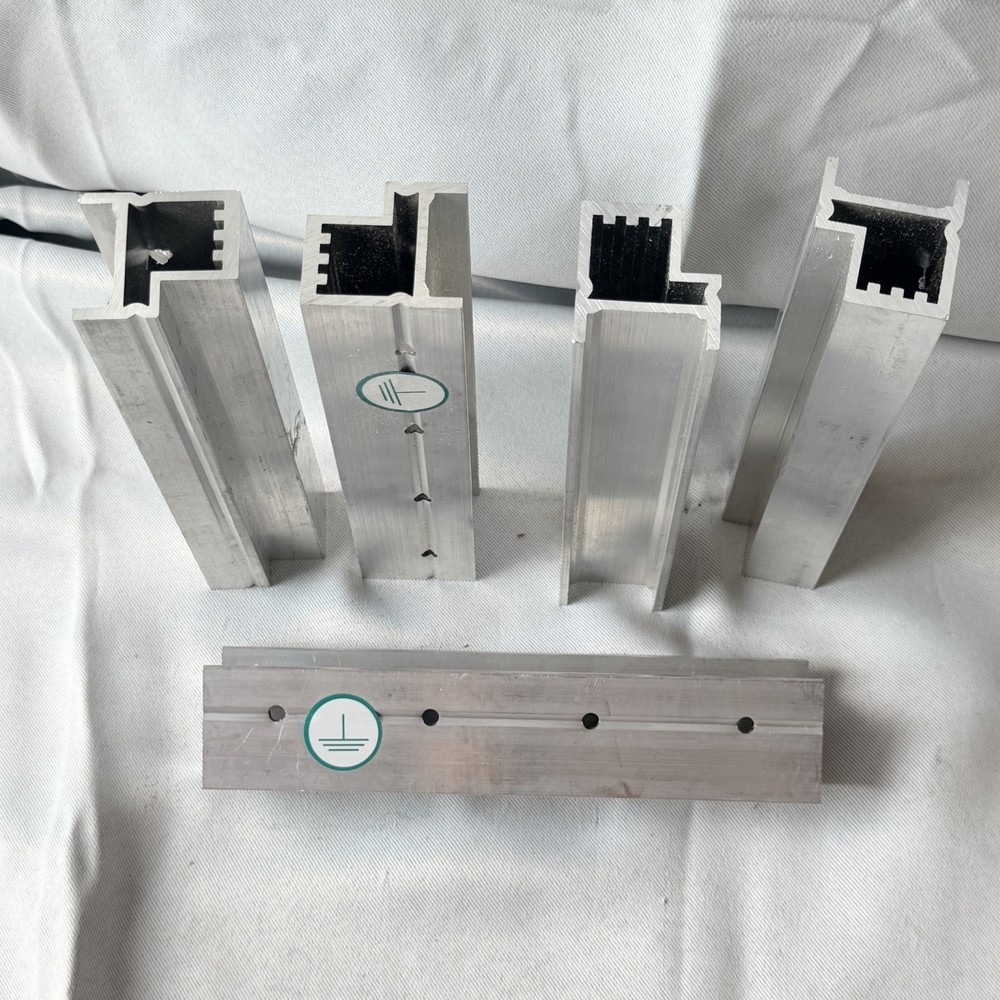 10х Aluminum Solar Panel Mounting Rail Splice Internal Bonding Grounding Coupler