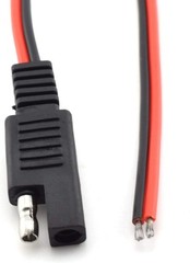 Durable 2 Pcs SAE Extension Cable 18AWG – Perfect for Solar Battery and More
