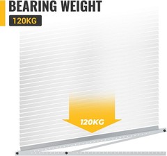 BougeRV 58in Adjustable Solar Panel Tilt Mount Brackets with Foldable Tilt Legs,