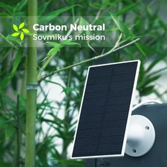 Vicohome 5V Solar Panels for Security Cameras for Bird Feeder 23% Energy Conv…
