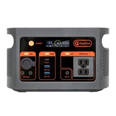 FlashFish E103 Portable Power Station 300W 179Wh Solar Generators Refurbished