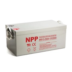 NPD12-250Ah 12V 250Ah UB8D Rechargeable Deep Cycle Battery For off-Grid Solar