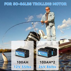 12V 100Ah LiFePO4 Lithium Battery 100A BMS Deep Cycles Solar RV Off-grid+Charge