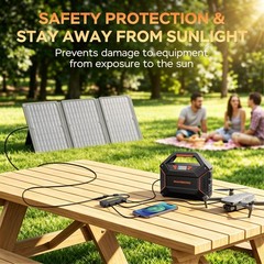 MARBERO 155Wh Solar Generator with Solar Panel Included 30W Portable Power St…