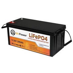 12.8V 200Ah Lithium Battery 200A BMS LifePO4 Deep Cycle Solar Marine Solar RV