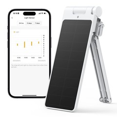 Solar Panel Charger for Curtain 3 – Easy Install, Low Light Charging, Non-Stop P