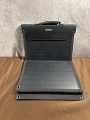 Tenergy Portable 60W Solar Panel Foldable Charger 18V Charging 5V USB CE ROHS