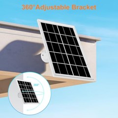 7W Solar Panel for Ring,Solar Charger for Stick Up Cam, Stick Up Cam Pro, 1