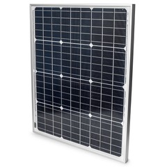 Mono 12V 50W Solar Panel RV Boat Car Battery Solar Charger – 21″ x 26″ x 1″