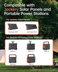 Naubluvo Solar Panel Connectors for Jackery Explorer 3000/2000 Pro/Plus/1000