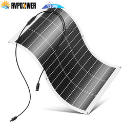 130W 300W 400W Flexible Mono 12BB Solar Panel 12V Volt Boat Home Rooftop Camping