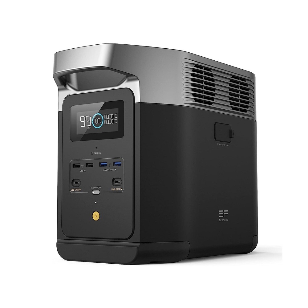 EF ECOFLOW Portable Power Station DELTA 2, 1024Wh LiFePO4 (LFP) Battery, 1800…