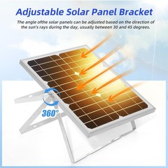 12V 30W Solar Panel with MPPT Controller Car Battery Trickle Charger Maintainer