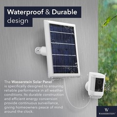 Ring Spotlight Cam Solar Panel Charger – 3 Pack