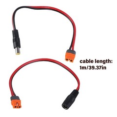 XT60I to DC7909 Adapter Power Cable Cord for Solar Generator Charging Input