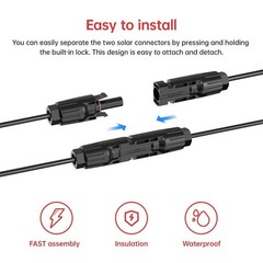 10awg 2ft Solar to Xt60i Cable 2 10 25 35 50 75 100ft Solar Connector to Xt60i