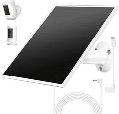 Durable Waterproof Solar Panel for Ring Battery Cameras – 360° Adjustable Mount