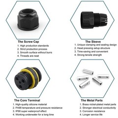 Long lasting IP68 Waterproof Junction Box for Electrical Wire Connections