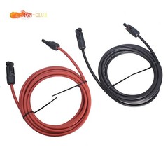 High Quality Solar Panel Extension Cable Wire Connector 10 AWG 15ft 1 Pair