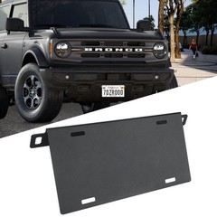 Front License Plate Frame for Ford Bronco, Aluminum Alloy License Plate Mount…