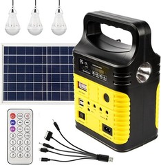Portable Solar Generator with Panel,10000mAh Power Station for Camping | 1000…