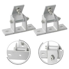 Practical Foot Mount Solar Panel Rubber Pads Tilt Angle Aluminum Alloy