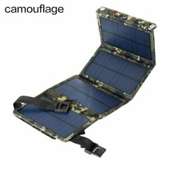 Portable Solar Charger For Camping And Hiking Mobile Phone Charging Plate Folded