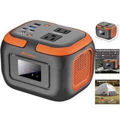 Power Anywhere: 120W Portable Generator & Power Bank with Multiple Outlets