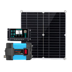 6000W Solar Power System 100A MPPT Controller 300W Panel 12V to 110V/220VcAiyaQ
