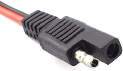Durable 2 Pcs SAE Extension Cable 18AWG – Perfect for Solar Battery and More