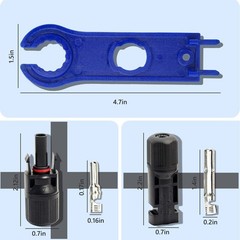 6 Pairs Waterproof Solar Panel Connectors Male/Female – Reliable & Durable