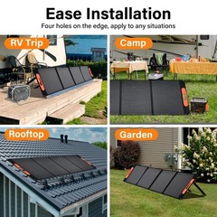 200W Portable Folding Solar Panel Charger Power Station for Home RV Camping