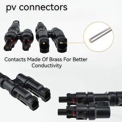 LiuBaiWuQuStars 6PCS Mc4 Connectors for Parallel Connection Between Solar Pan…
