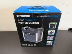 POWER RIDGE X-300 POWER STATION OFF-GRID PORTABLE 299WH LITHIUM-ION BATTERY