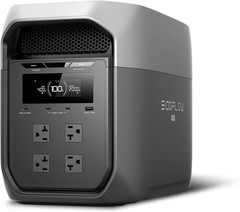 Portable Power Station DELTA 3 Max, 2048Wh Lifepo4 Battery, Solar Generator (Sol