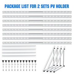 Solar Stand Ground Mount Adjustable Multi Pieces Solar Panel Mounting Brackets