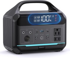 DARAN Portable Power Station 300W 192Wh LiFePO4 Battery