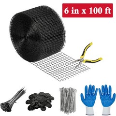 6in x 50/100/120ft Solar Panel Critter Guard Mesh HeavyDuty PVC Coated Wire Mesh