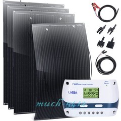 100W 200W 400W Mono Flexible Solar Panel for Generator Off Grid Battery Charge