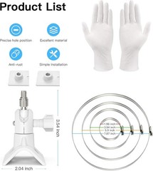 Universal Solar Panel Mount for Eufy/Ring/Reolink/Arlo Solar Panel and More, …