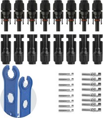 12 piezas de conectores solares con llaves para cables de paneles solares.neuvo.
