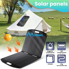 100W Foldable Solar Panel Kit Self-support Waterproof for Outdoor RVs Van Trip