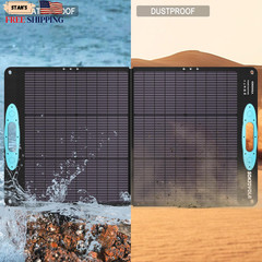 100W Portable Solar Panel for Power Station ETFE Portable Foldable Solar Char…