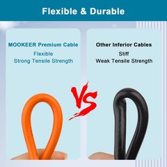 Solar Panel Extension Cable 50FT – MOOKEERF 10AWG+14AWG Solar Wire with Femal…